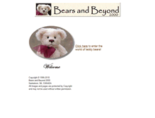 Tablet Screenshot of bearsandbeyond.com